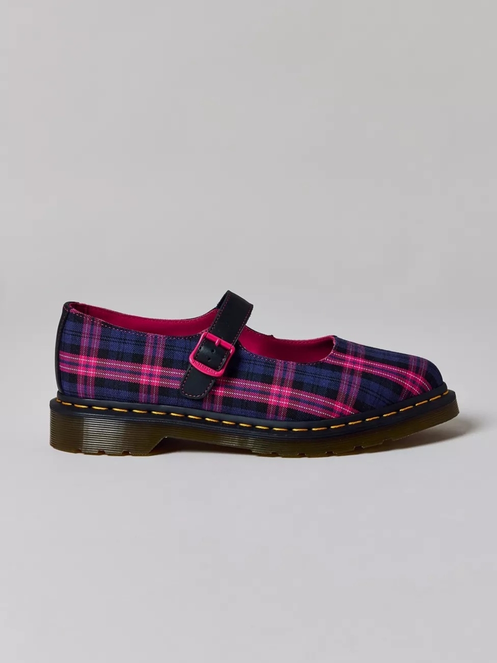 Dr. Martens Women's Elphie Plaid Mary Jane - Picture 2 of 4